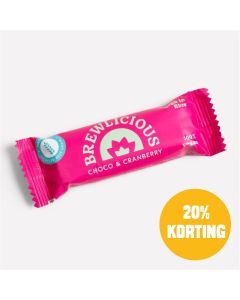 Brewlicious bar choco cranberry bulk