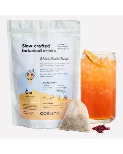 Overnight Botanicals  Africa meets Nepal - Hibiscus & gember 1L bag