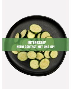 Courgette gesneden schijf 10mm