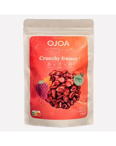 Crunchy gedroogde aardbei schijfjes