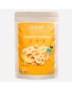 Crunchy gedroogde banaan schijfjes