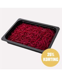Biet rood gekookt gesneden stift 5 mm