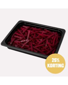 Biet rood gekookt gesneden stift 10 mm