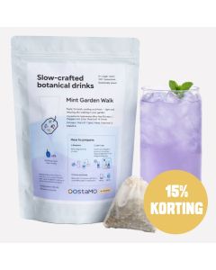 Smaakmaker voor water Mint Garden Walk - Kittelbloem, limoen & pepermunt 1L bag