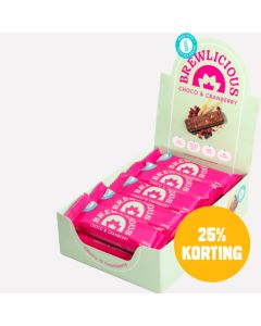 Brewlicious bar choco cranberry 