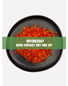 Paprika gesneden rood blok 10mm
