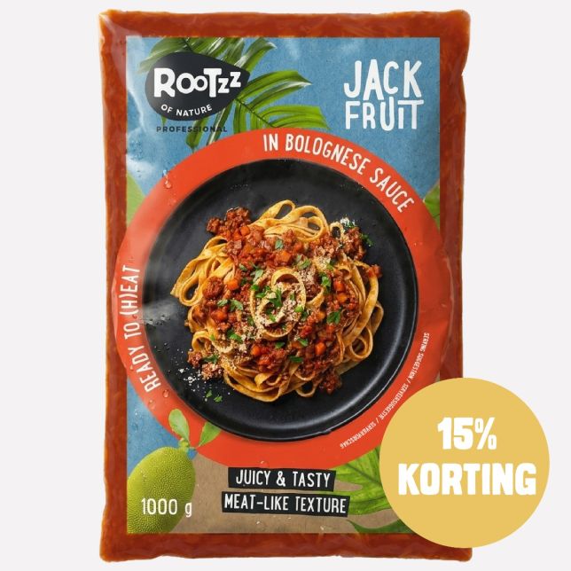 Jackfruit in bolognese sauce
