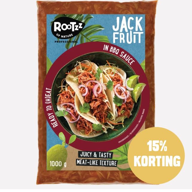 Jackfruit in barbecue sauce