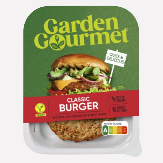 Garden gourmet vegan burger