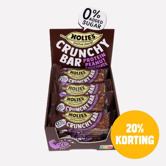 Holie's Crunchy Bar Protein Peanut Chocolate