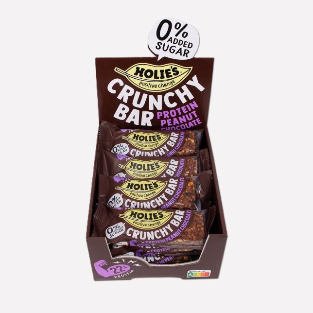 Holie's Crunchy Bar Protein Peanut Chocolate