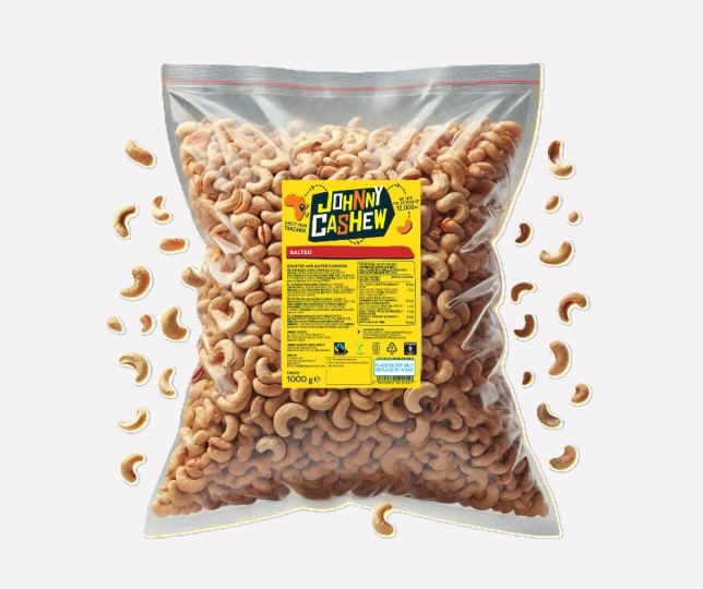 Cashew Gebrand Gezouten Bulk