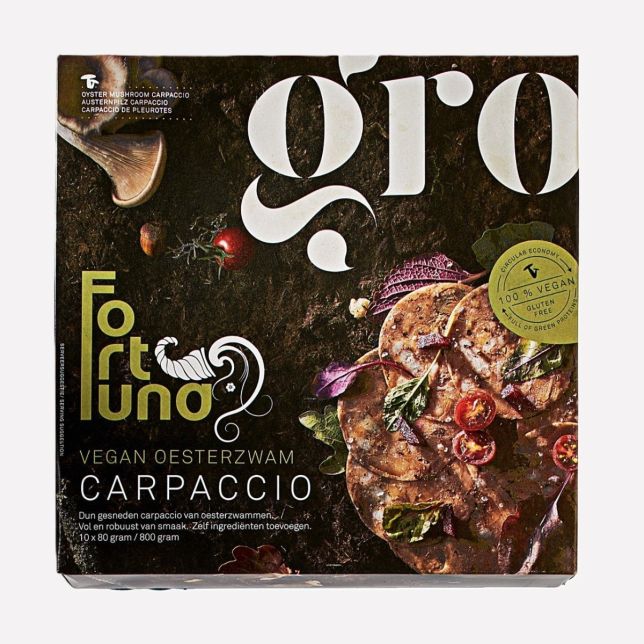 Vegan oesterzwam carpaccio