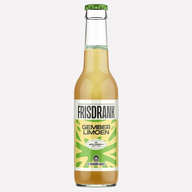 Frisdrank - Gember & limoen (fles)