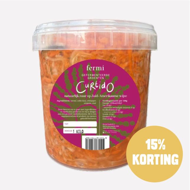 Gefermenteerde groenten - Curtido (Zuid-Amerikaans)