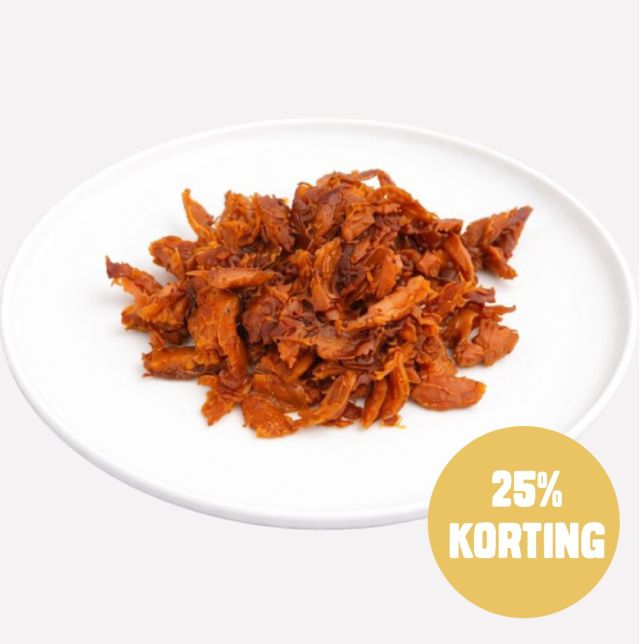 Plantaardige Pulled Beef