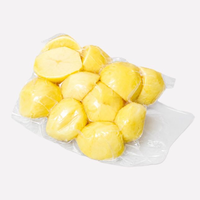 Aardappel gehalveerd