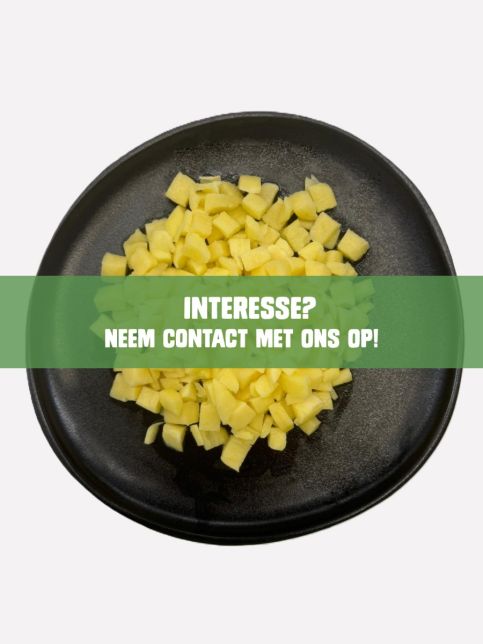 Aardappel gesneden blok 20mm
