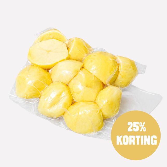 Aardappel gehalveerd