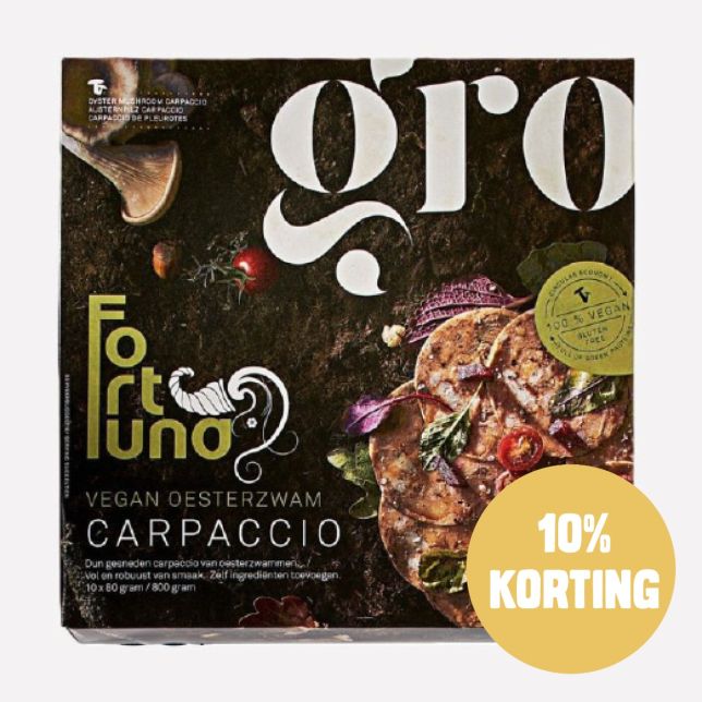Vegan oesterzwam carpaccio