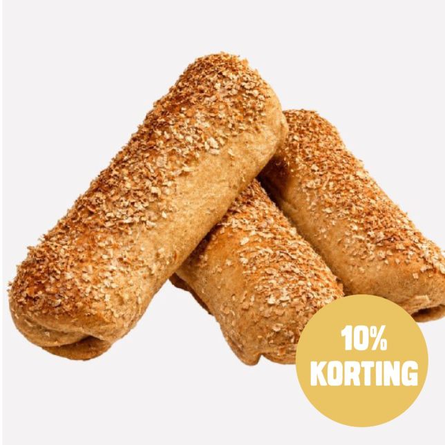 Brewlicious plantaardig worstenbrood met brouwgraan