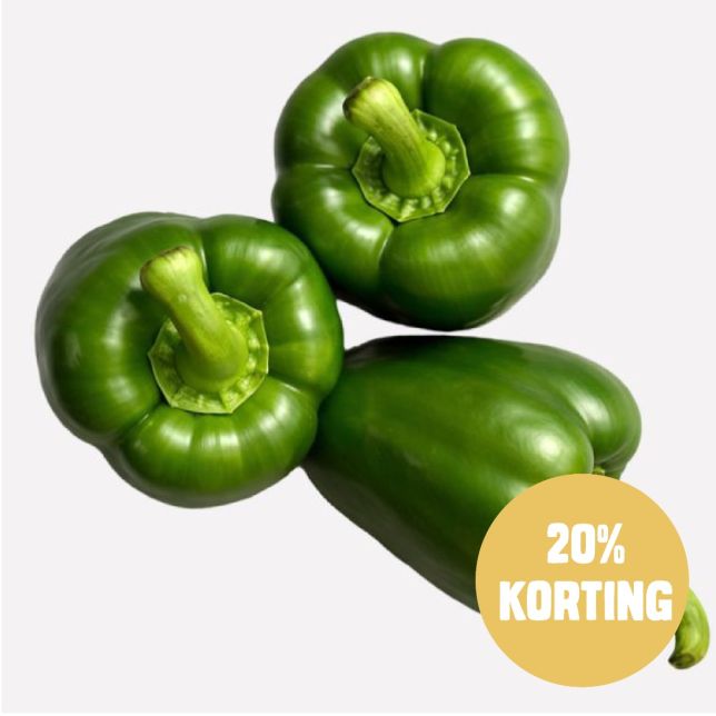 Paprika groen