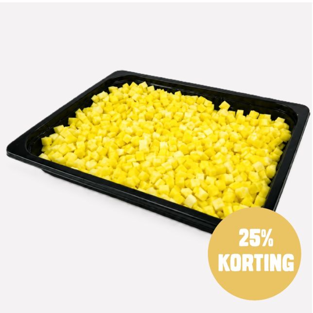 Wortel geel gesneden blok 10 mm