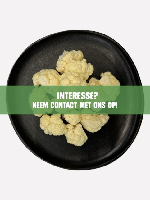 Bloemkool gesneden roosjes grof