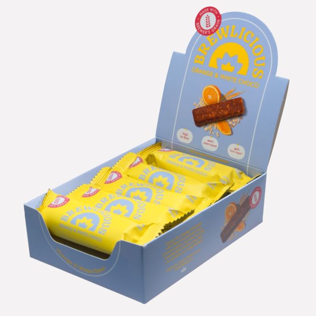Brewlicious bar orange white choco