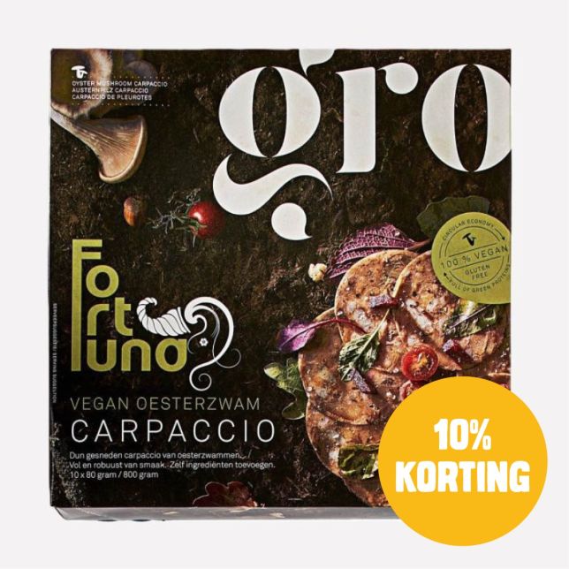 Vegan oesterzwam carpaccio