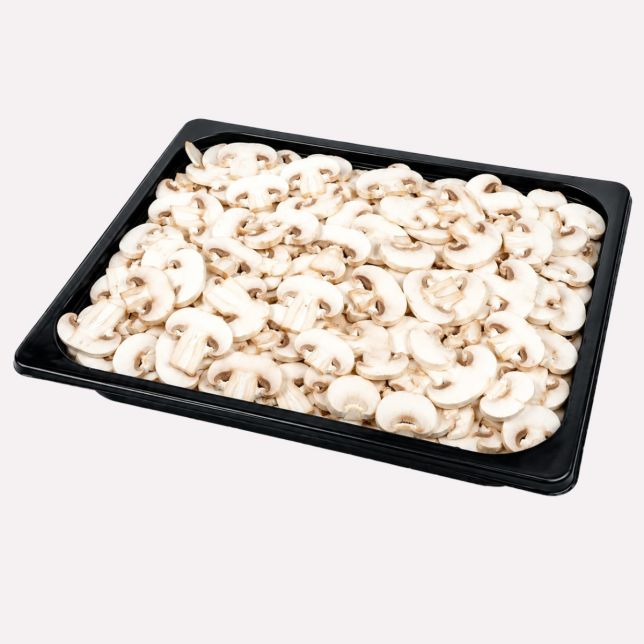 Champignon gesneden plak 4 mm