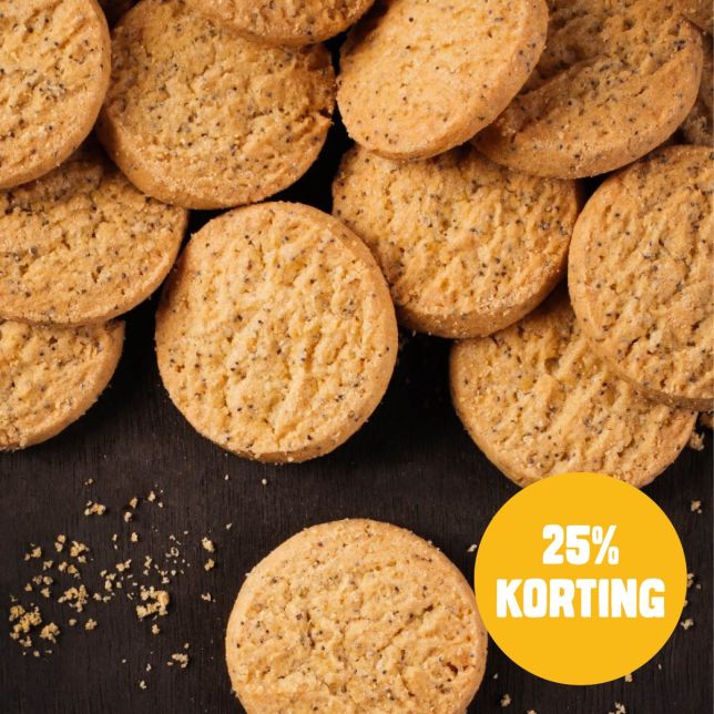 Citroen Maanzaad Koekjes (middelgroot)