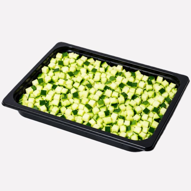 Courgette gesneden blok 10 mm