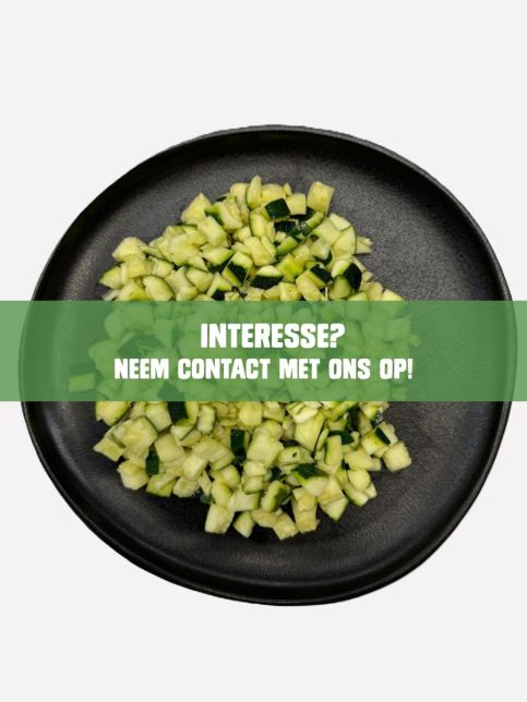 Courgette gesneden blok 15mm