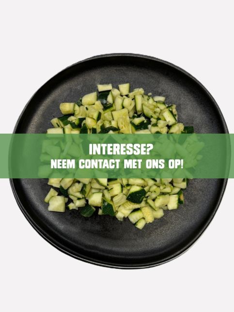 Courgette gesneden blok 20mm