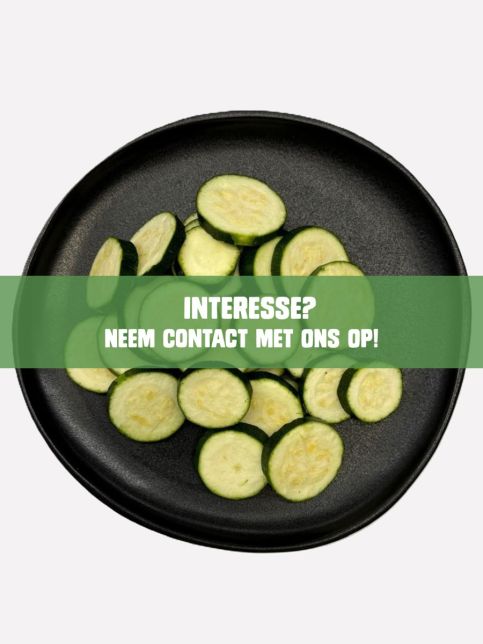 Courgette gesneden schijf 10mm