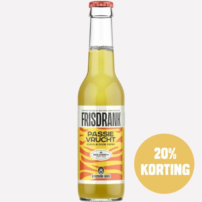 Frisdrank - Passievrucht & rode peper (fles)