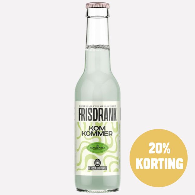 Suikervrije frisdrank - Komkommer (fles)