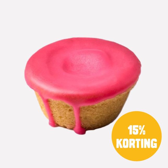 Plant based roze koek