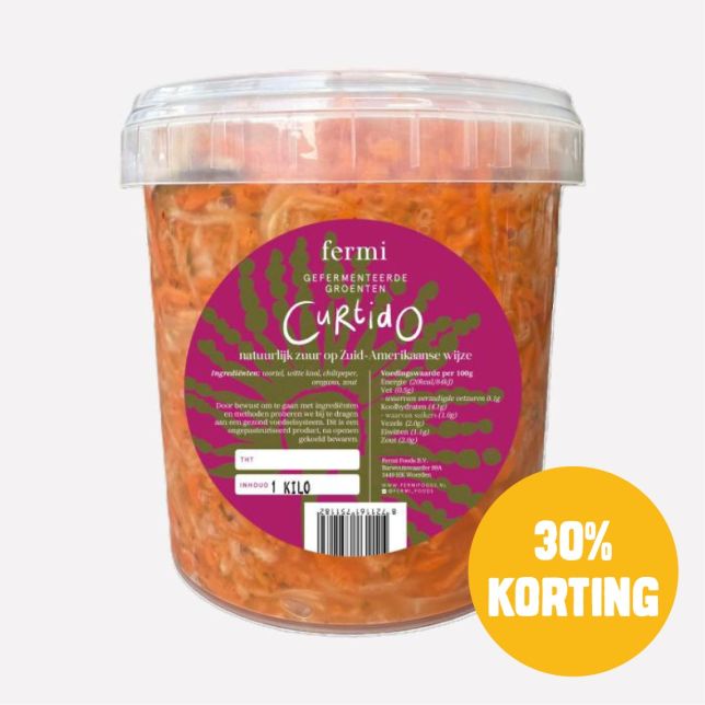 Gefermenteerde groenten - Curtido (Zuid-Amerikaans)