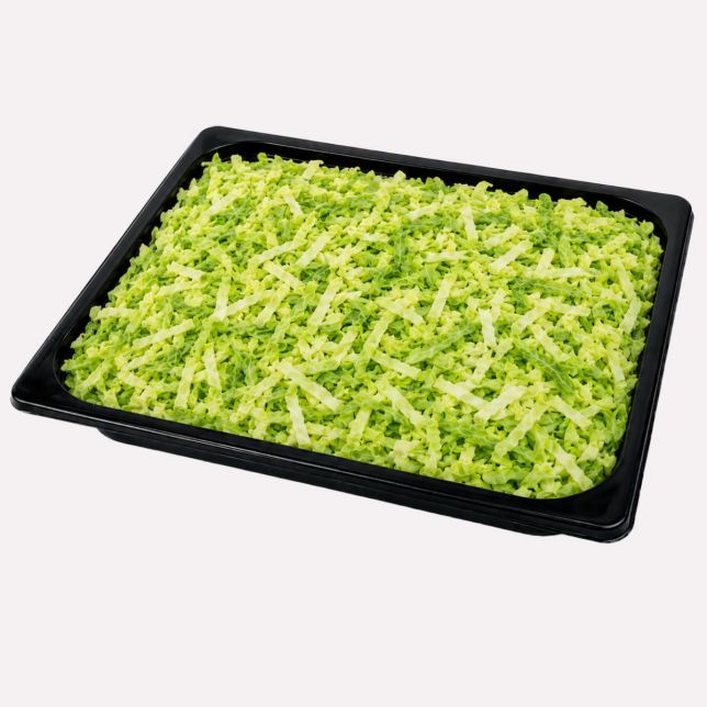 Groene kool gesneden 5 mm
