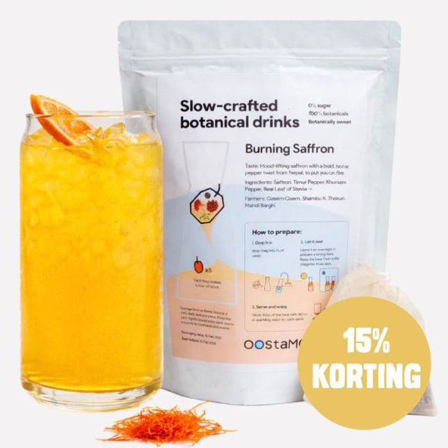Smaakmaker voor water Burning Saffron -  Safraan & peper 5L bag