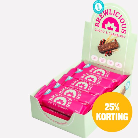 Brewlicious bar choco cranberry 