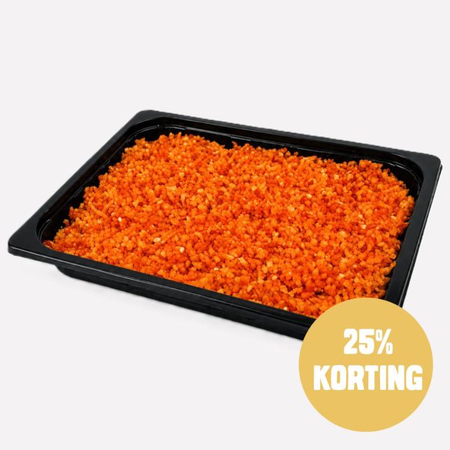 Paprika rood gesneden blok 5 mm