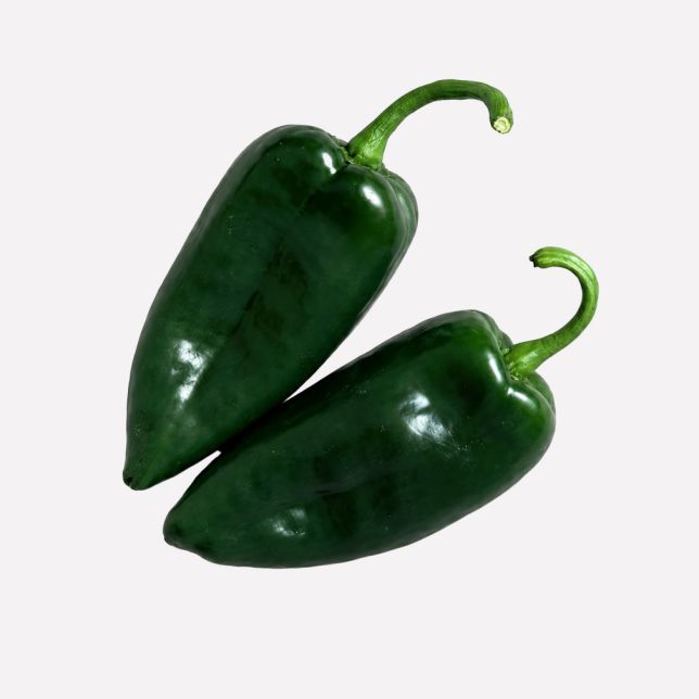 Paprika peper poblano groen