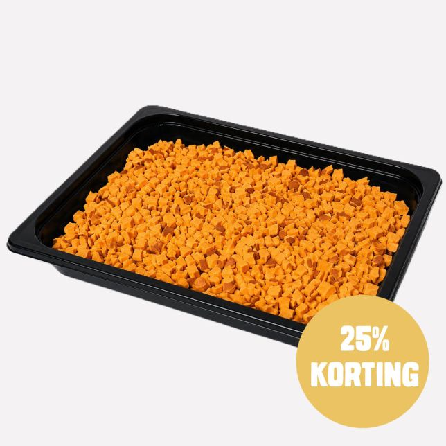 Zoete aardappel gesneden blok 5 mm