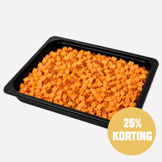 Zoete aardappel gesneden blok 10 mm