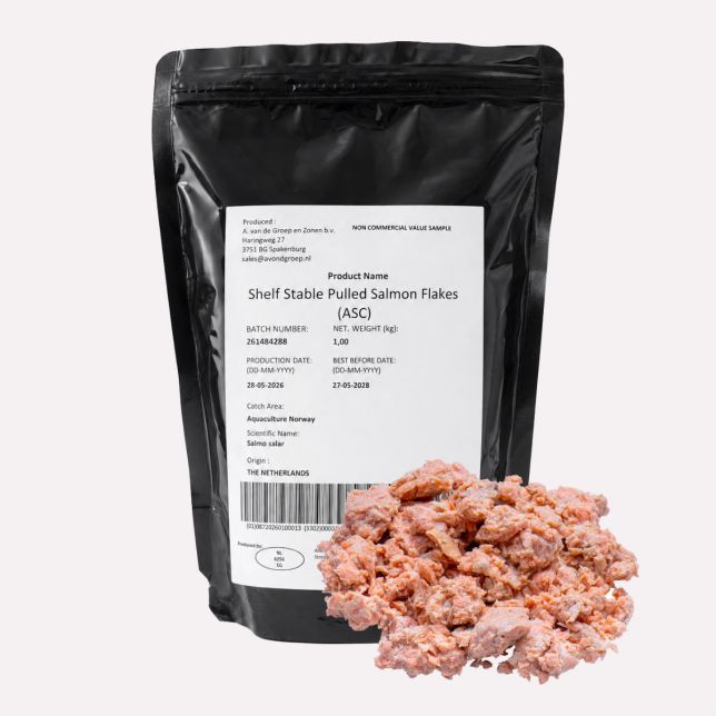 Pulled zalm (ASC) 1 KG