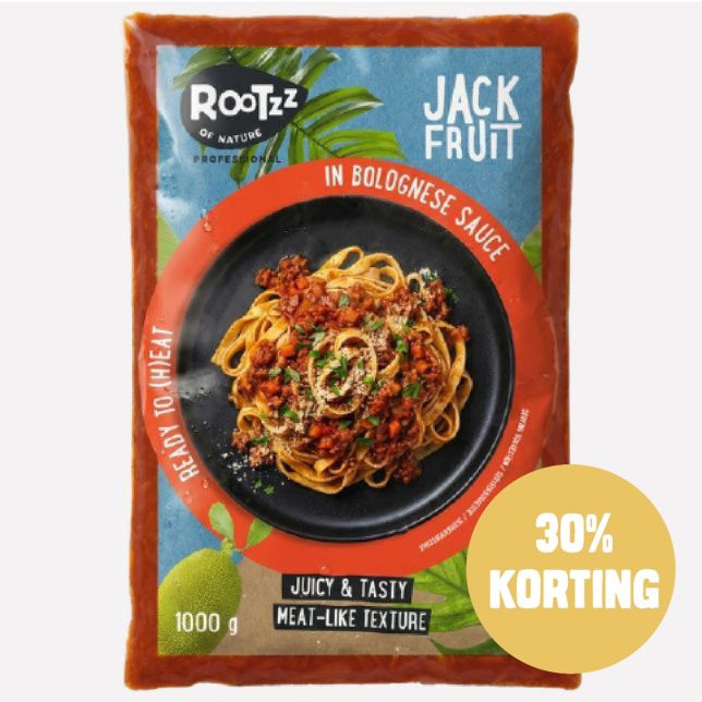 Jackfruit in bolognese sauce