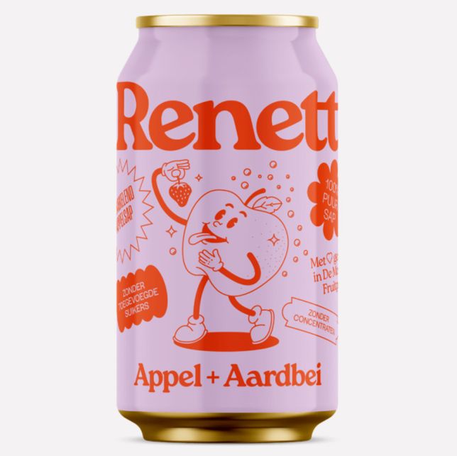 Renett Appel + Aardbei